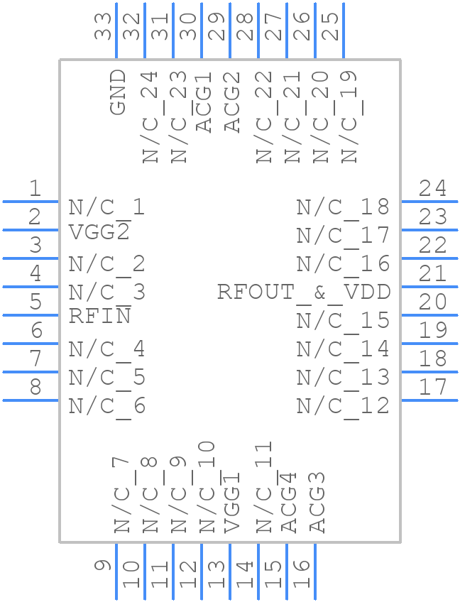 HMC465LP5ETR - Analog Devices - PCB symbol