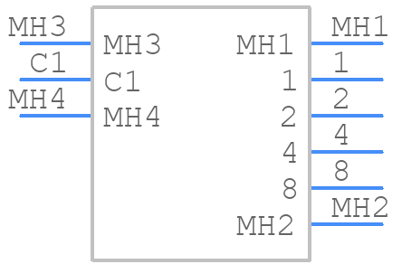 FR01AR10PB - NKK Switches - PCB symbol