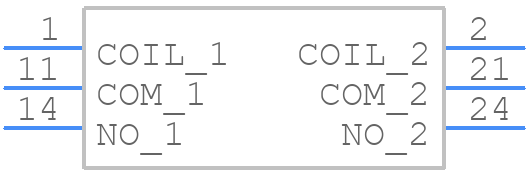 RT444024F - TE Connectivity - PCB symbol