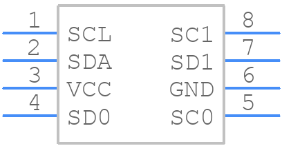 PI4MSD5V9540BUEX - Diodes Incorporated - PCB symbol