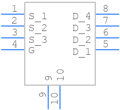 BSZ042N06NS - Infineon - PCB symbol