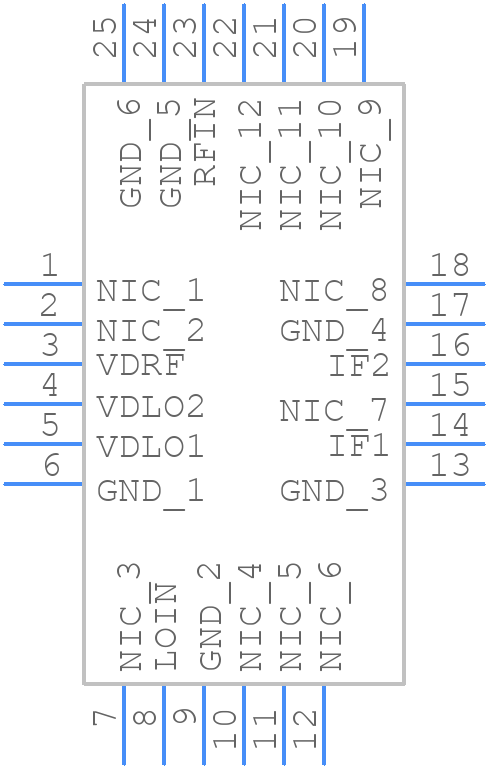 HMC951BLP4E - Analog Devices - PCB symbol