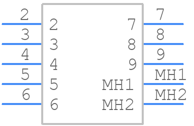 93753-5320 - Molex - PCB symbol