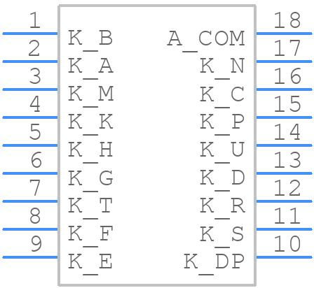 PSA05-12YWA - Kingbright - PCB symbol