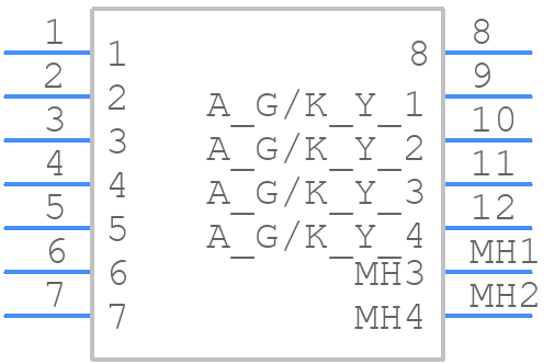 2-406549-8 - TE Connectivity - PCB symbol