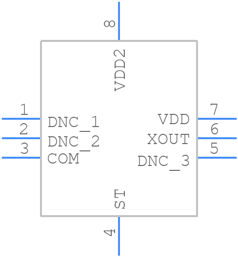 ADXL001-250BEZ-R7 - Analog Devices - PCB symbol