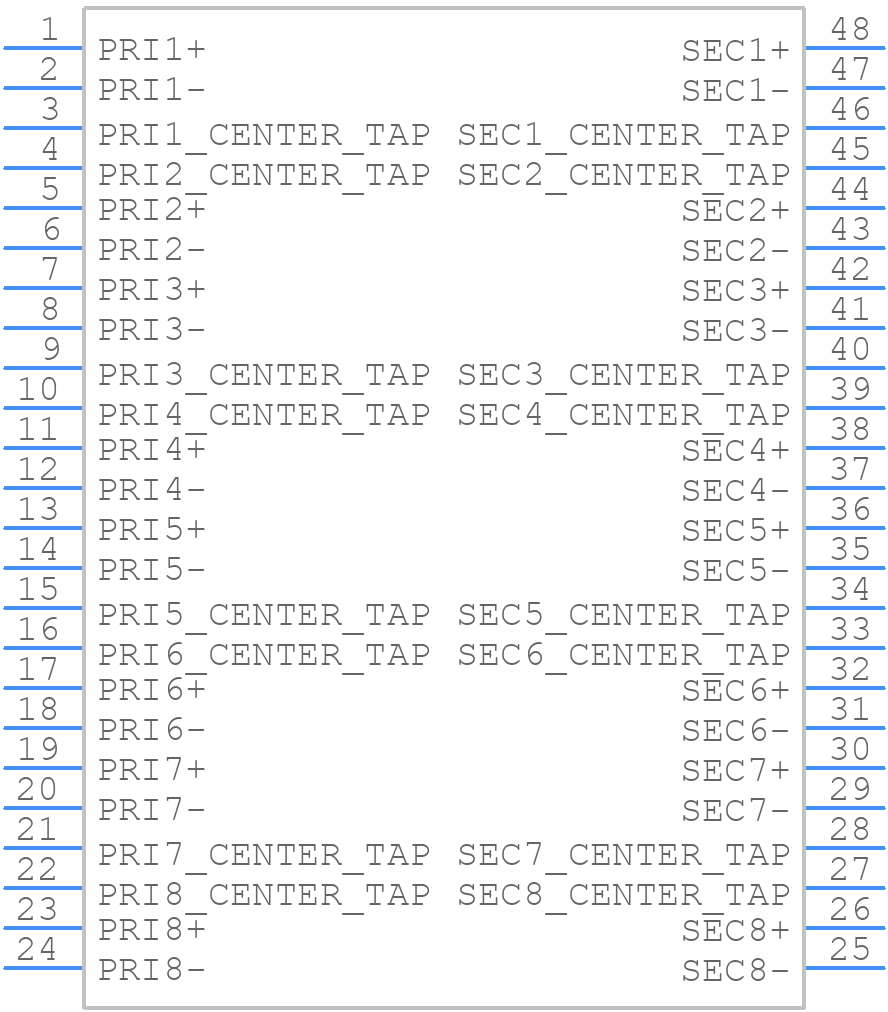TG110-RPE17NV6RL - Halo Electronics - PCB symbol