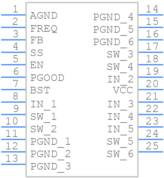 MP9473GL-Z - Monolithic Power Systems (MPS) - PCB symbol
