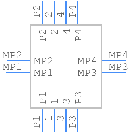 WP10-P004VA10-R15000 - JAE - PCB symbol