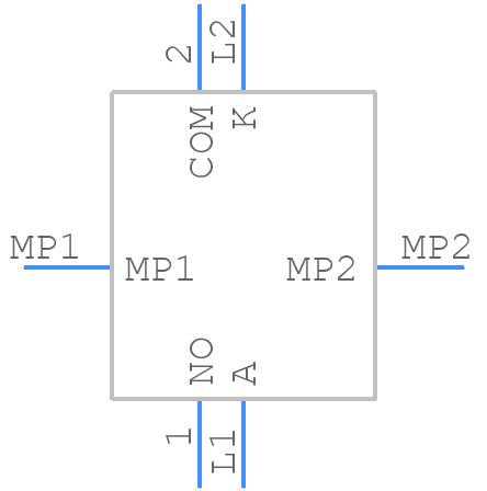 TSHD-T-2.8T2-R - TOP UP - PCB symbol