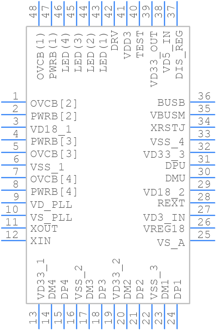 FE1.1 - Terminus Technology - PCB symbol