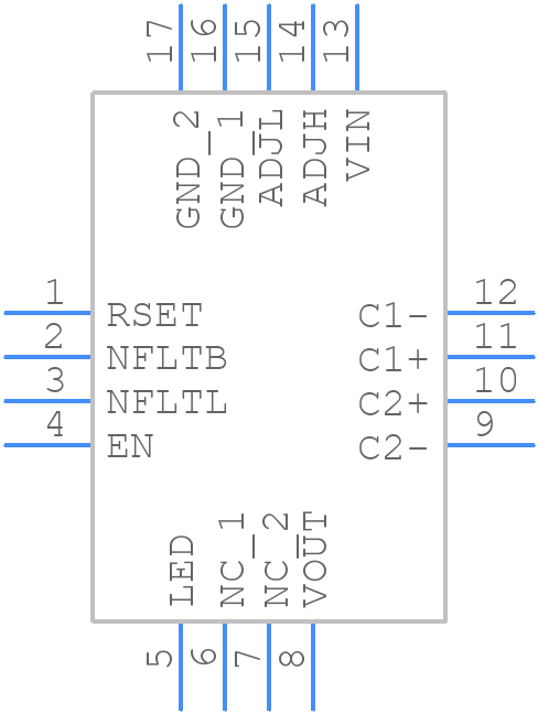 CAT3661HV3-GT2 - onsemi - PCB symbol