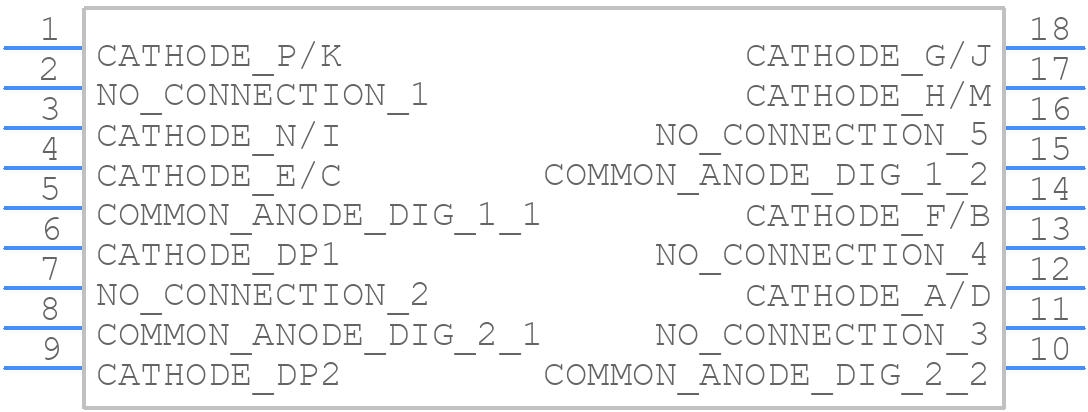 PDA54-12GWA - Kingbright - PCB symbol