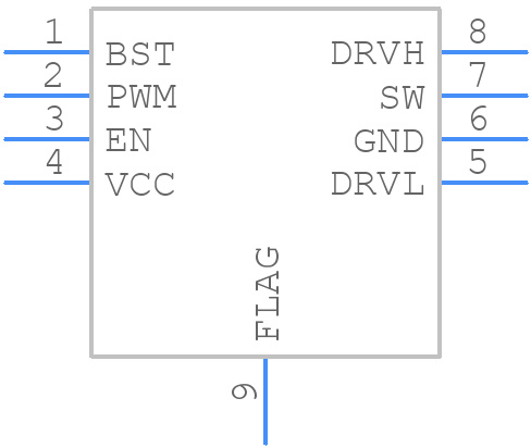 NCP81151MNTAG - onsemi - PCB symbol