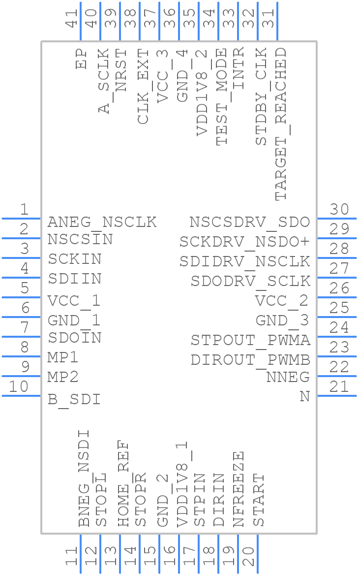 TMC4361A-LA - Analog Devices - PCB symbol