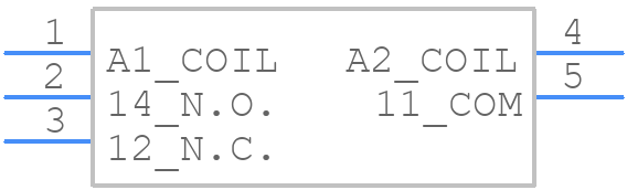 36.11.9.012.4001 - FINDER - PCB symbol