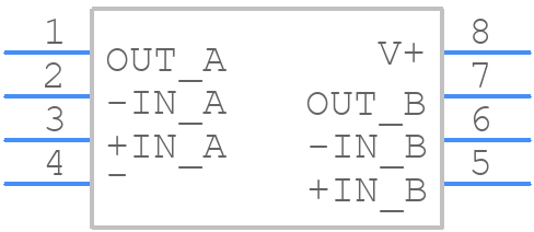 OPA2350UA/2K5G4 - Texas Instruments - PCB symbol