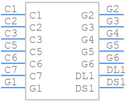503960-0696 - Molex - PCB symbol