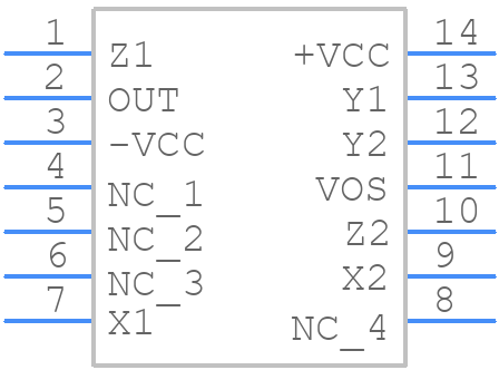 MPY100SG - Texas Instruments - PCB symbol