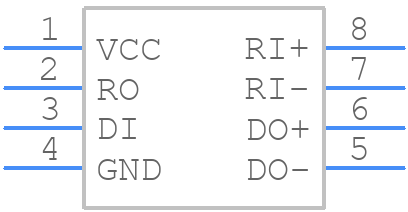 DS8921ATM - Texas Instruments - PCB symbol