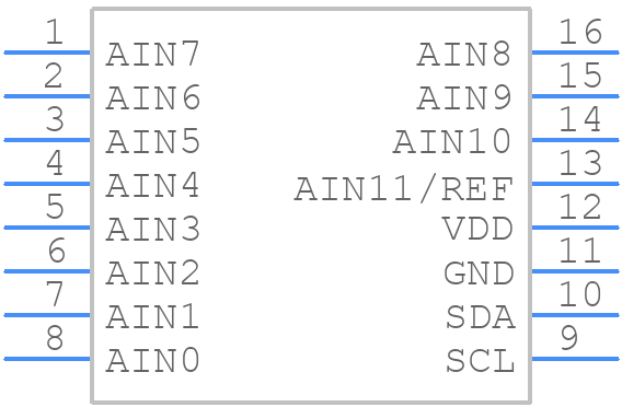 MAX1038AEEE+T - Analog Devices - PCB symbol