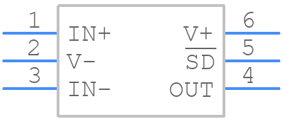 LMV881LE/NOPB - Texas Instruments - PCB symbol