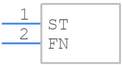 CST206-2A - Triad Magnetics - PCB symbol