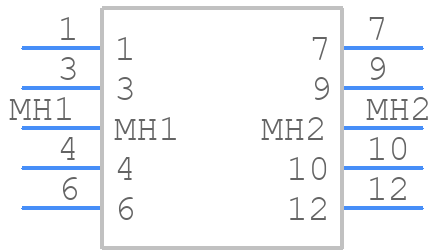 VPP16-310 - Triad Magnetics - PCB symbol