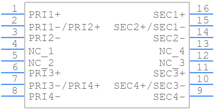 PE-68678NLT - Yageo Group - PCB symbol