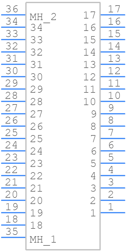 M80-5433442 - Harwin - PCB symbol