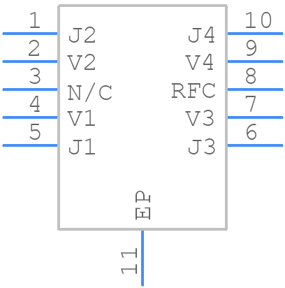 SKY13322-375LF - Skyworks - PCB symbol