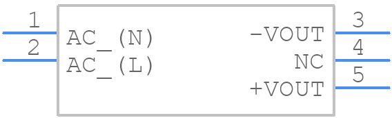 TMP 10124 - Traco Power - PCB symbol