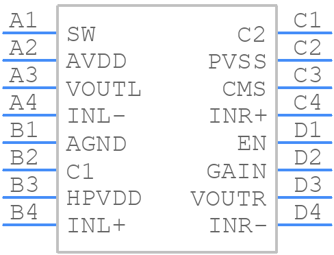 A22H165J - STMicroelectronics - PCB symbol