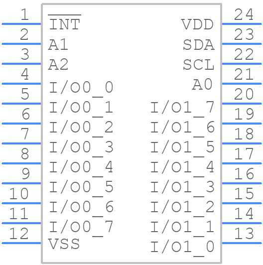 PCA9555PW,118 - NXP - PCB symbol