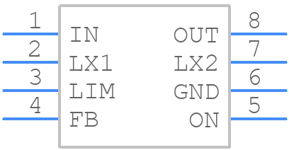 MAX1687ESA+ - Analog Devices - PCB symbol