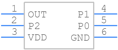 MXD6241AU - MEMSIC - PCB symbol