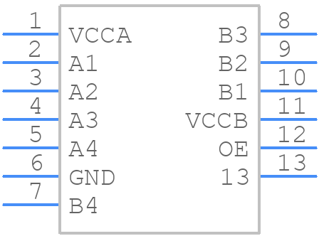 HPA01164RUTR - Texas Instruments - PCB symbol