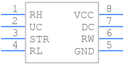 DS1809-010 - Analog Devices - PCB symbol