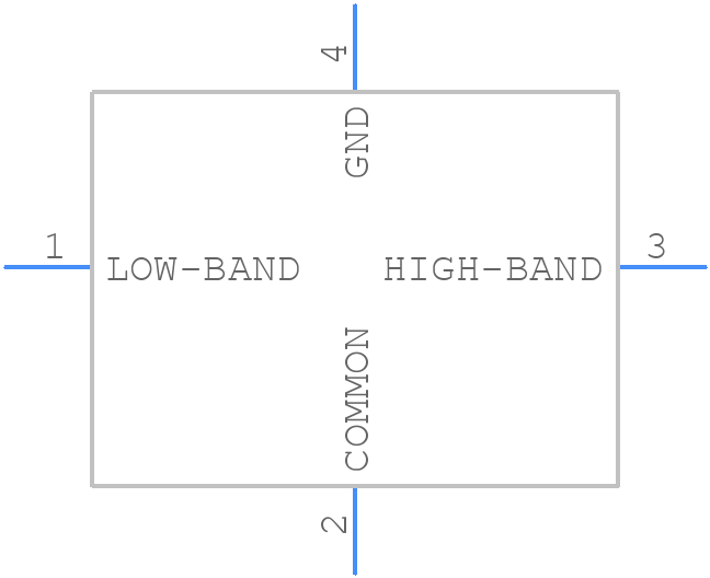 DPX165950DT-8018A1 - TDK - PCB symbol
