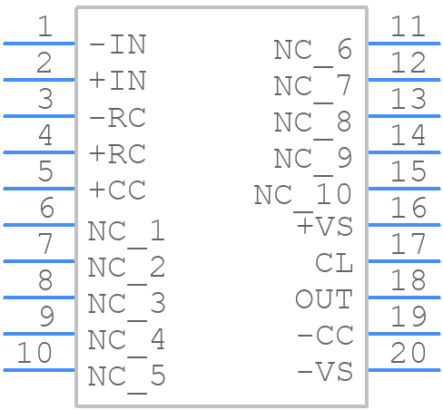 PA78DK - Apex Microtechnology - PCB symbol