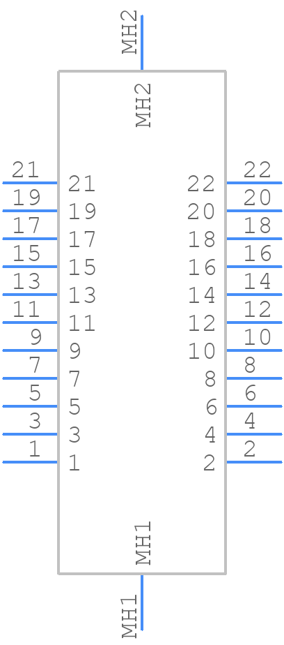 963357-1 - TE Connectivity - PCB symbol
