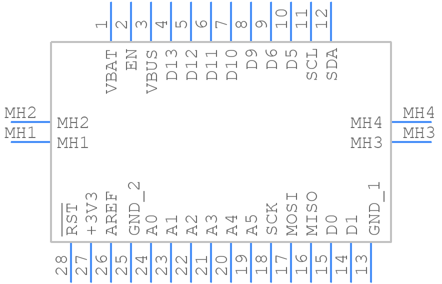 3403 - Adafruit - PCB symbol