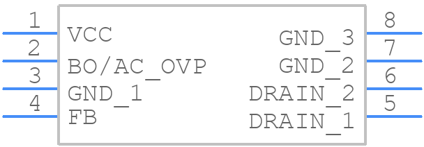 NCP1079AAP100G - onsemi - PCB symbol