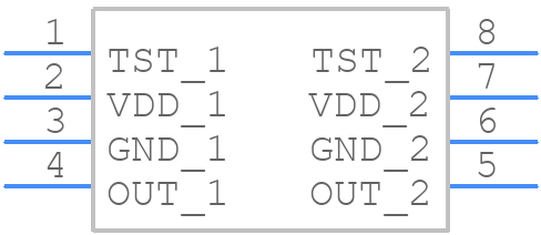 TLE4998P8XUMA1 - Infineon - PCB symbol