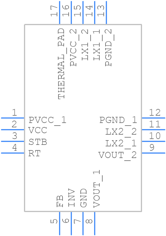 BD8306MUV - ROHM Semiconductor - PCB symbol