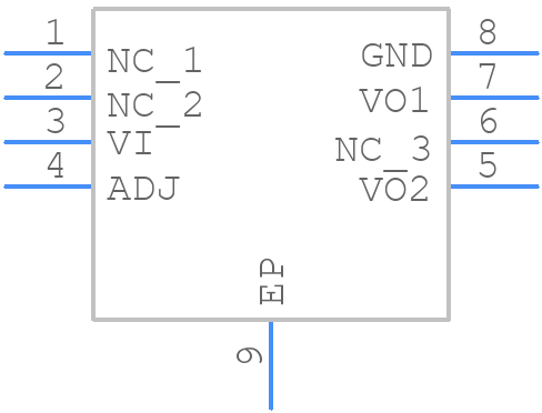 ST2L05R3300PS - STMicroelectronics - PCB symbol