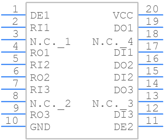 SN751730DWR - Texas Instruments - PCB symbol