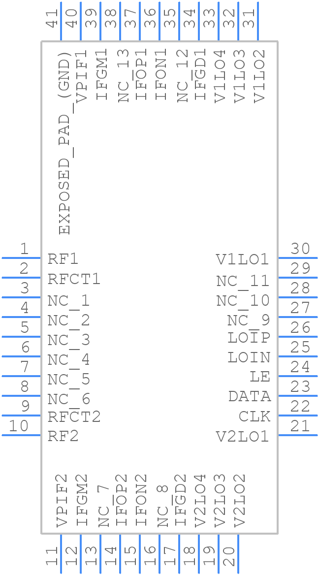 ADL5812ACPZ-R7 - Analog Devices - PCB symbol