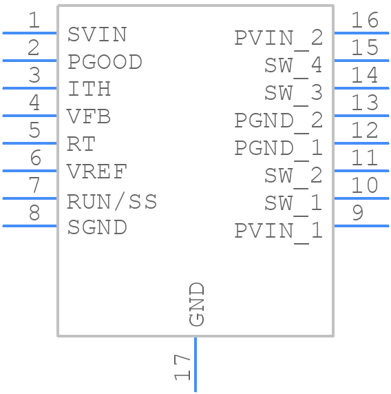 LTC3413EFE#TRPBF - Analog Devices - PCB symbol