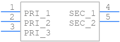 SP-48 - Triad Magnetics - PCB symbol